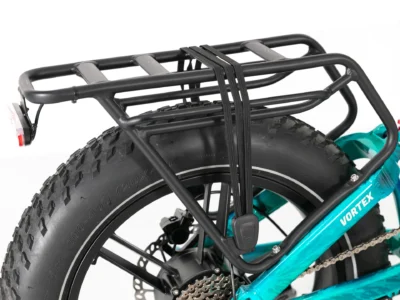 Prêt pour plus Équipé d'un porte-bagages arrière robuste, le Vortex vous permet de transporter du matériel, de monter un panier ou d'ajouter des accessoires - parfait pour les déplacements quotidiens, les tournées ou les aventures du week-end.